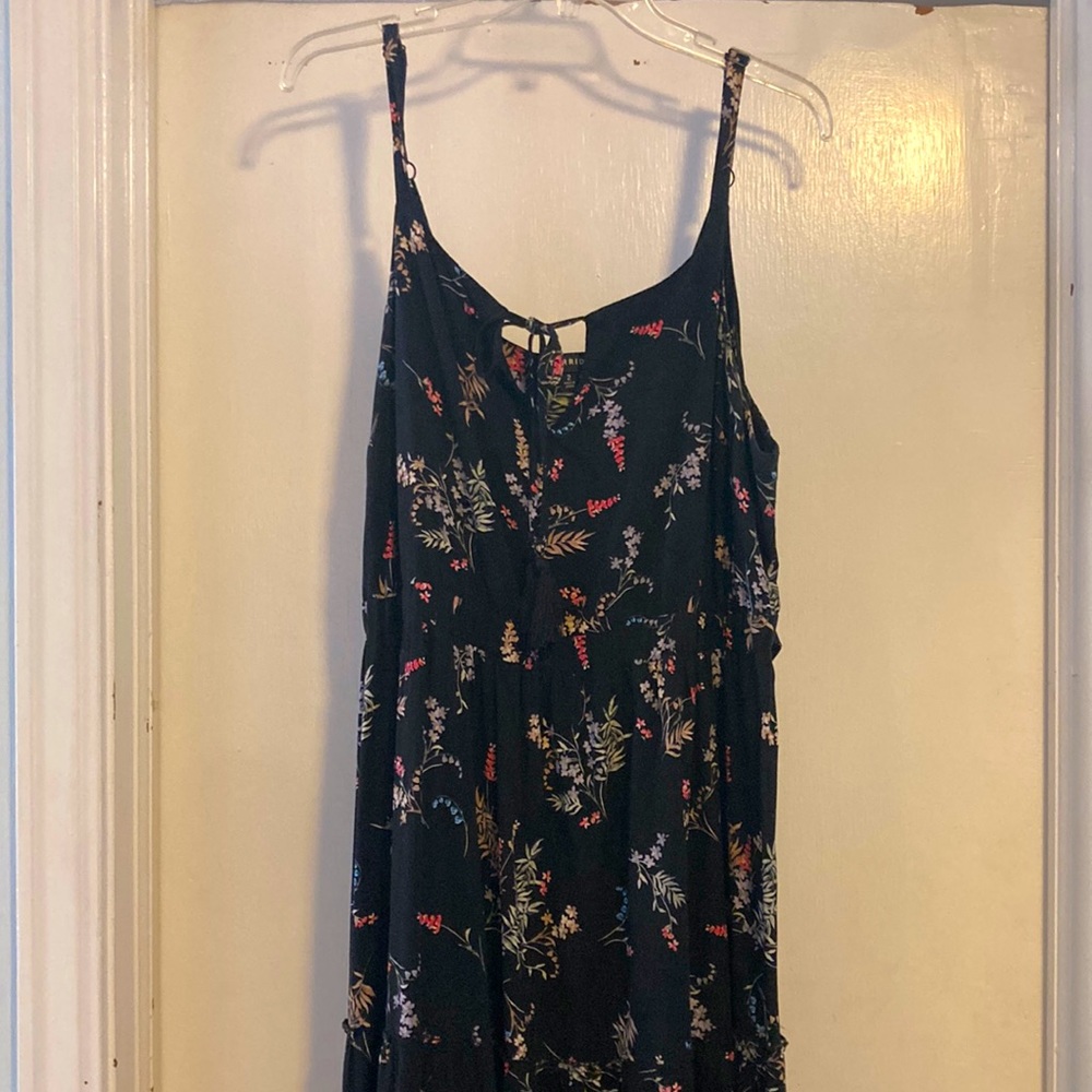 Black maxi dress